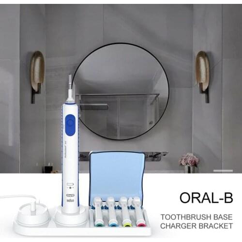 Holder Stand For Oral-B Electric Toothbrush Free Stand Charger Replacement Head Holder Charger Stand