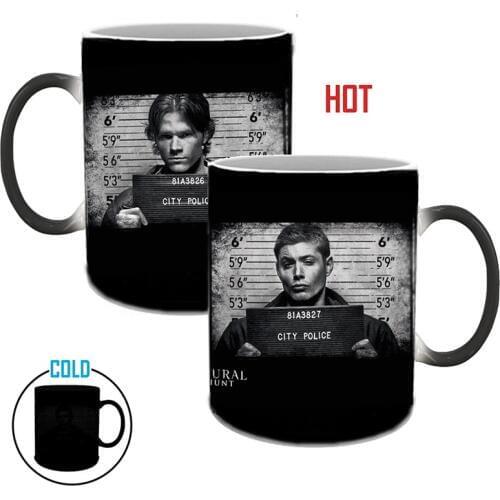 Drop Shipping 1Pcs New 350ml Supernatural Color Changing Magic Mug Creative Ceramic Coffee Milk Cup Gift for Children Friends