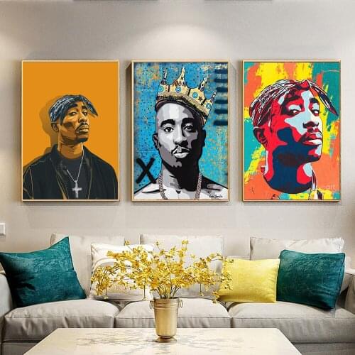 Modern Style Canvas Paintings A Singer Cool Man Posters and Prints Wall Art Pictures for Living Room Home Cuadros Decoration
