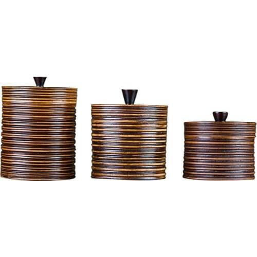 Style Handmade Wood Carving Storage Box Thailand Home Living Room Decor Crafts Office Decoration