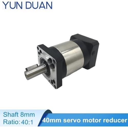 High precision 4000rpm 40:1 Gearbox,Speed ratio 40 planetary reducer 8mm shaft 40mm servo motor,50W/100W 40mm servo reducer