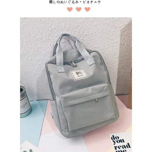 Campus Women Backpack School Bag for girls Shoulder Bag Canvas Female Bagpack Laptop Back Packs Nylon Backpack Bolsas Mochila