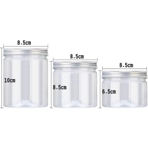 10pcs High quality aluminum foil lid clear plastic bottles packaging ice cream cake pastry mousse cup ice coffee cold drink cups