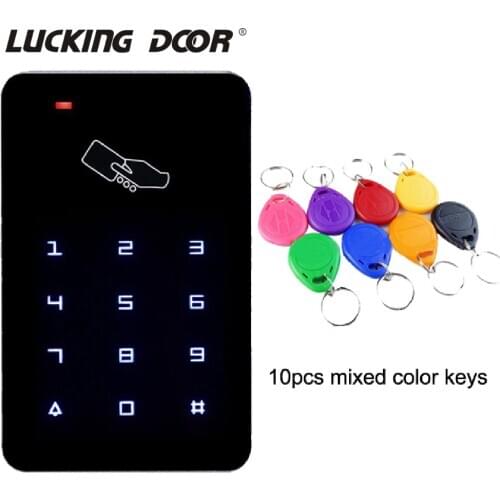 125Khz RFID Access Control Keypad digital panel Touch Screen Backlight Card Reader Rifd door access control system