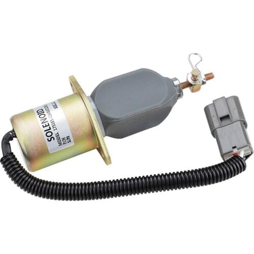 1751ES-12A3UC12B1S 12V Shut off Solenoid for Hyundai Excavator R60-5 R210-5 R335-7 Yanmar engine