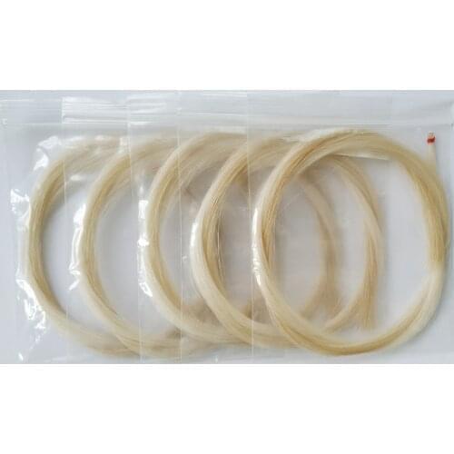 5 Packs AAA Mongolia Stallion Bow Hair 31'' 80cm 6g for One Violin Bow Making 0.17MM Thickness