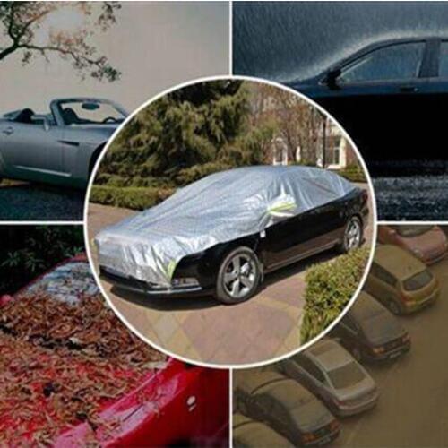 Car clothing dust cover Aluminum film cotton velvet thickening Four seasons universal sun protection rain windshield car cover