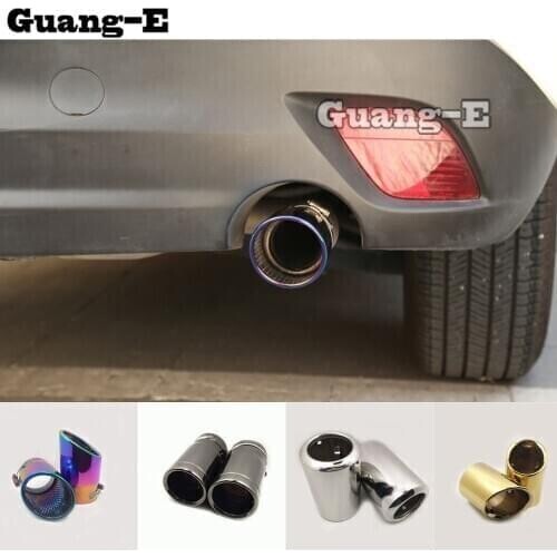 Car Muffler Back End Pipe Exhaust Tip Tail Outlet Vent For CX-5 2012-2021/CX-3 2017-2021/CX-4 2016-2021/CX-30 2019-2021 2pcs