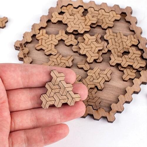 Wooden Jigsaw Decompression Puzzle Board Set Toy Interesting Wooden Puzzles For Adults Kids Christmas Gifts Educational Game Toy
