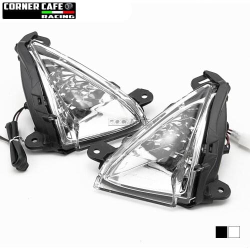For KAWASAKI NINJA 650R ZX-6R ZX-10R ZX-14 ZX-14R Z750 Z1000 ER-6N ER-6F Front LED Turn Signal Indicator Blinker Light Lamp