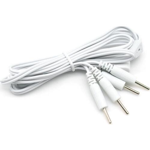 EXVOID Therapy Massager Masturbation Cable Electro Stimulation Medical Themed Toys Electric Shock Wire Sex Toys for Couples4 Pin