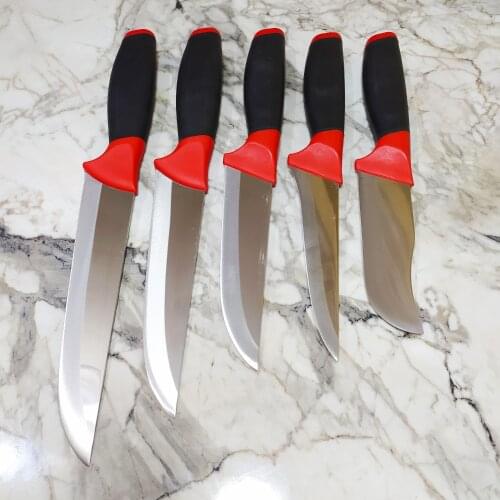 Handmade Kitchen Chef Knife Set Stainless Steel Utility Paring Knife Meat Chopping Sharp Blade Utensil Slicing Knife Bread Knife