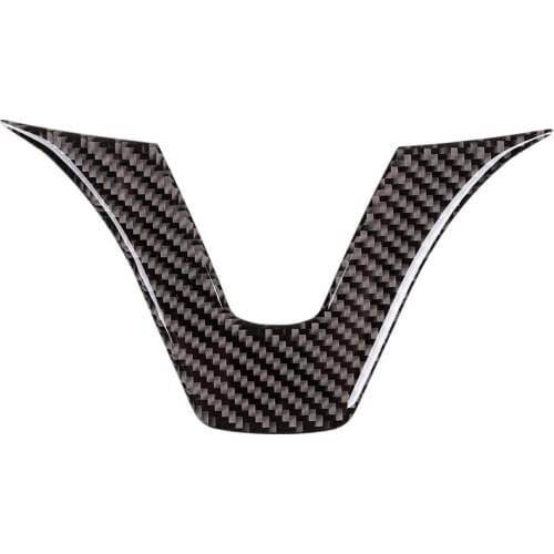 Carbon Fiber Interior Sticker, Steering Wheel Emblem Sticker,Fit for Mercedes C-Cl W204 W205