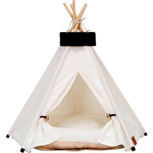 Portable Pet Tent House Personalized Pet Bed for Cats & Dogs With Thick Cushion 5 Colors Available For Don Outdoor Indoog Puppy