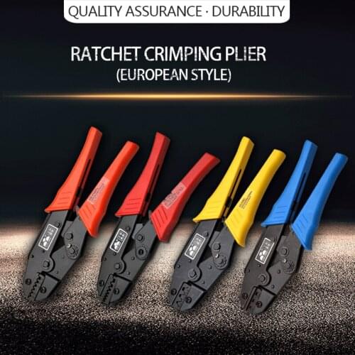 HS-03BC/04WFL/26TW wire crimping pliers capacity 0.5-6mm2 20-10AWG for non insulated tabs plug spring clamp terminals hand tools