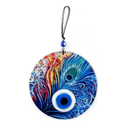 Handmade Eye Fusion Glass Evil Eye Bead 12cm
