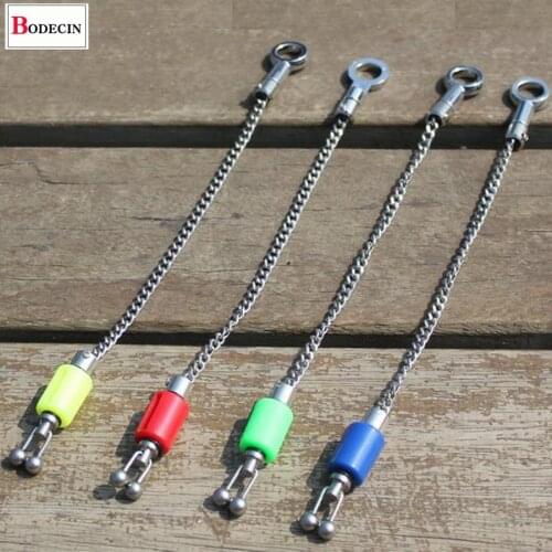 BODECIN 1PCS 4 Colors Fish Swinger Hanger/Carp/Chain Fishing Tools/Accessories/Tackle/Goods Durable Fishing Bite Alarm/Indicator