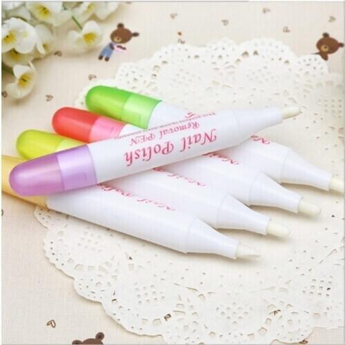 Nail Art Gel Nail Polish Remover Pen Manicure Cleaner Nail Polish Corrector Remover Pen UV Gel Wrap Tool 500pcs DHL