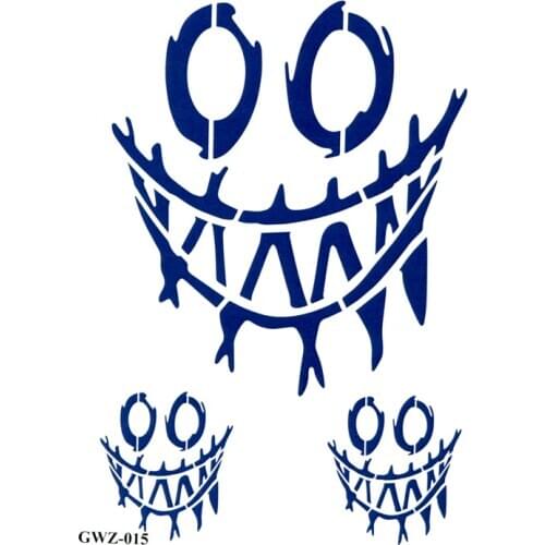 Star/devil Laugh lasts 15 days tattoo Waterproof Temporary Tattoos Men Flash Tatoo Sleeves tattoo temporary womens Fake Tattoo