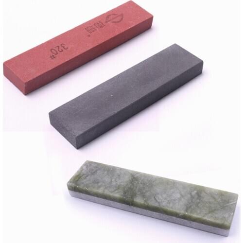 Top-grade 3 Types Ruby Sharpening Oil Stone+Boron Carbide Sharpener Stone+Double-side Oil Stone