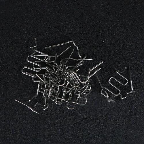 Universal 400 Pcs/Set Precut 0.6mm-0.8mm Hot Wave Flat Staples For Plastic Stapler Repair Welder repair tool Car Accessories