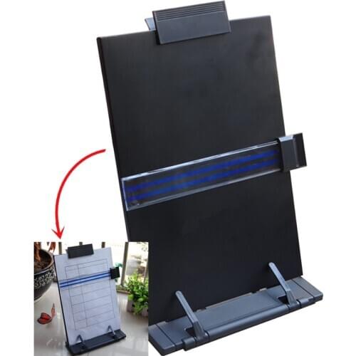 1 pcs Bookends Portable book black Rest Tablet Room Book Holder holder Adjustable Reading Foldable A4 paper Stand Pages Fixed