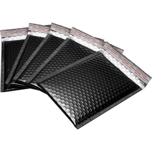 10/20/30/50Pc Black Paper Bubble Padded Mailers Envelopes Gift Bag Bubble Mailing Envelope Bag Packaging Shipping Bags 150x180mm