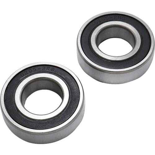 2pcs High Quality Seal Bearing 6205 6205-2RS Miniature Flange Bearing Motorcycle Accessories Dirt Bike
