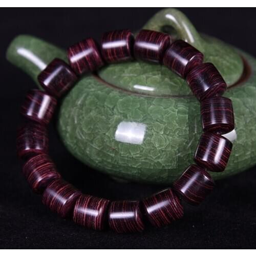 Purple Oil Pear Barrel Bead Transfer Beads Indian Flower Pear Bead Bracelet