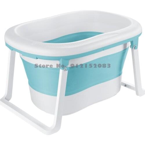 Baby Foldable Bathtub Childrens Swimming Baby Household Large Childrens Extra Large Thickened Bathtub