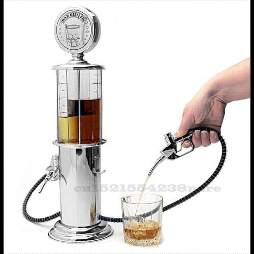 Single/double Gun Wine Dispenser Gas Station Air Pump Beverage Dispenser ABS Electroplating Double Gun Vodka Rum Wine Tools