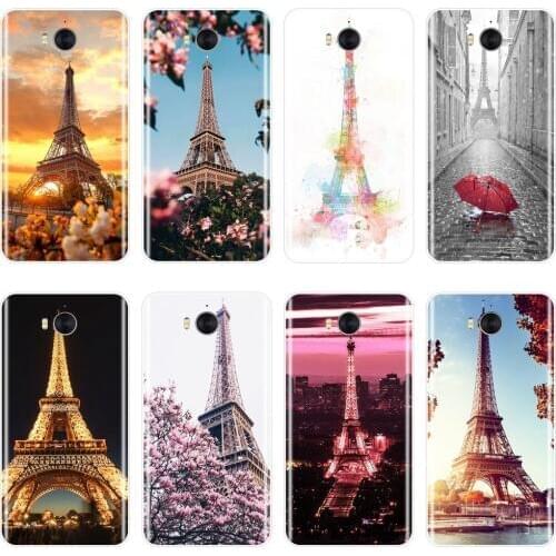 Eiffel Tower Back Cover For Huawei Y5 Y6 Y7 Prime 2018 Y9 2019 Soft Silicone Case For Huawei Y3 Y5 Y6 Y7 2017 II Pro Phone Case