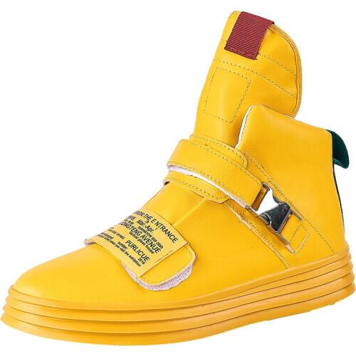 High Top Walking Shoes Men Personality Vulcanize Shoes