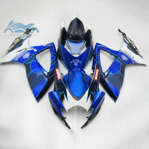 Custom Injection Fairing kits for SUZUKI 06 07 K6 GSXR600 750 aftermarket ABS fairings GSXR750 2006 2007 GSXR 600 corona parts