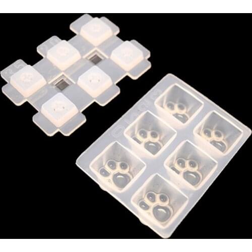 Mechanical Gaming Keyboard Resin Mold Computer PC Gamer Pet Paw Keycaps Molds 1XCA