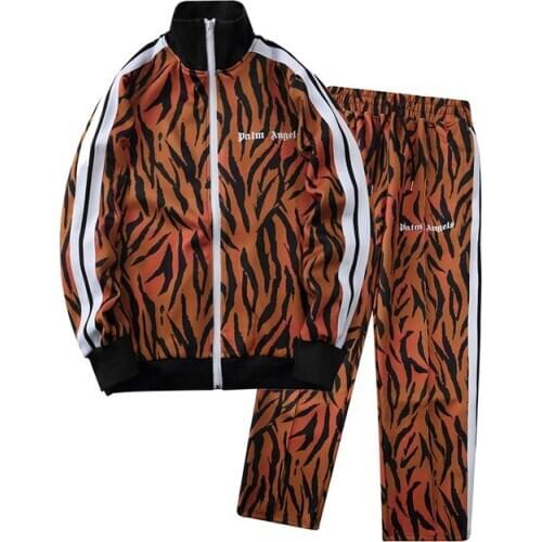 Palm angels Trendy fashion personality versatile simple sports suit