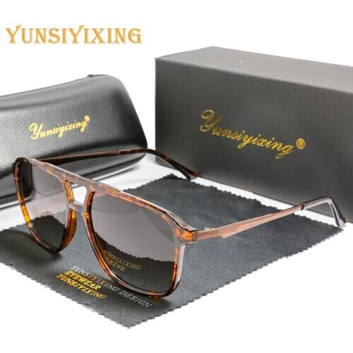 YSYX TR polarized Sunglasses Mens quare Frame Sun Glasses outdoor Day And Night Vision Driver Driving Glasses gor a car YX3301