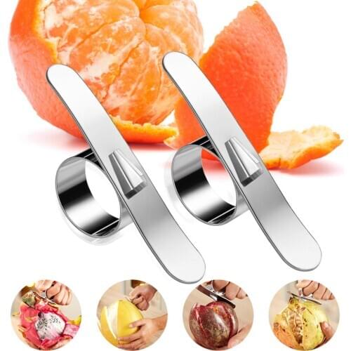 Stainless Steel Orange Peeler Lemon Citrus Fruit Peeler Skin Remover Orange Parer Peeling Fruit Tools Kitchen Accessories