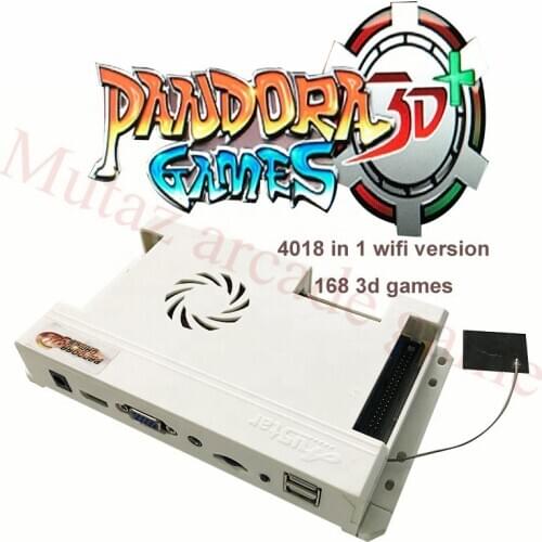 Pandora Games 3D Wifi 4018 in 1 Box Family Version for Arcade Cabinet Video Game Console Jamma Gamepad Motherboard FBA MAME PS