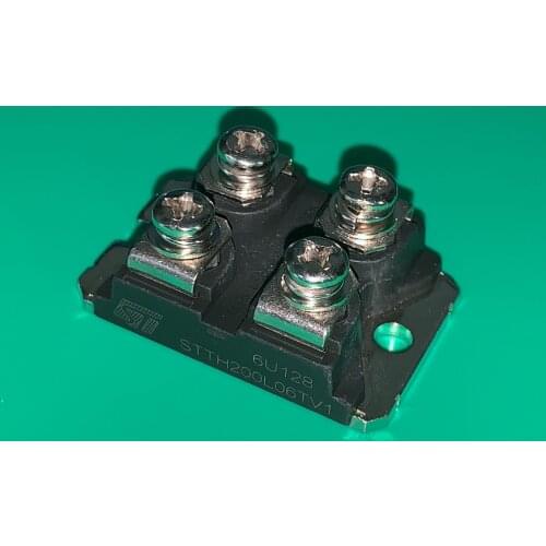 STTH200L06TV1 SOT227 STTH200L06 TV1 DIODE MODULE 600V 120A ISOTOP TURBO 2 ULTRAFAST HIGH VOLTAGE RECTIFIER STTH200L 06TV1 L06TV1