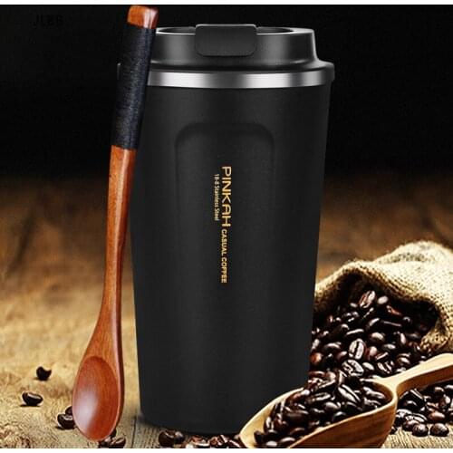 Hot Sale 380 & 500ml 304 Stainless Steel Thermo Cup Travel Coffee Mug with Lid Car Water Bottle Vacuum Flasks Thermocup for Gift