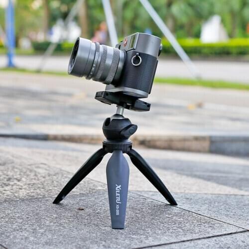 XS-20S Mini Tripod Table Top Stand Phone Mount Compact Travel Tripod for Camera for iPhone X XR for Huawei SAMSUNG