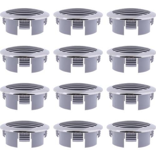 12Pcs 3-inch RV Marine Boat 316 Stainless Steel Round Air Flow Vent 81932SS-HP