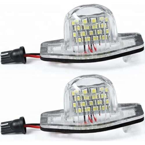 2Pcs LED License plate light For Honda Honda Fit Jazz Odyssey Stream Insight CRV FRV HR-V Crosstour 5D DXY Canbus Error Free