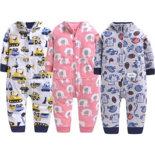 2020 baby clothes fleece romper camouflage winter warm baby romper 0-2Y jumpsuit christmas baby boys rompers first birthday boy
