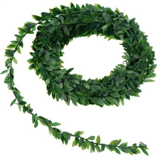 7.5M Fake Ivy Leaves Wedding Garden Fake Vines Artificial Ivy Garland Greenery Hanging Plants Wall Party Room Decor