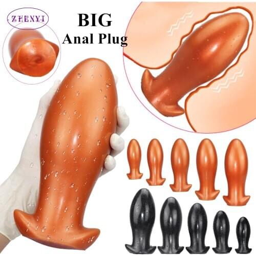 Super Huge Anal Plug Buttplug Erotic Products Sex Toys for Women men Adult Silicone Big Butt Plug Anal Balls Vagina Expander