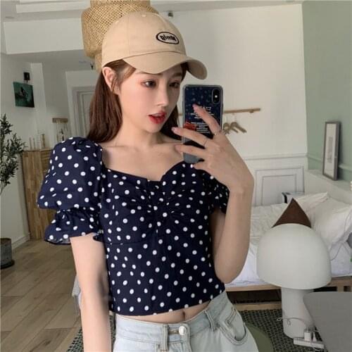 Блузки в горошек BADAWEN China At AliExpress