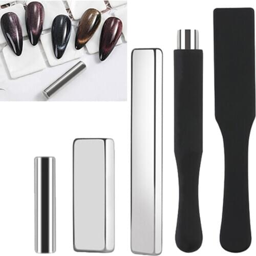 1PC Cat Eye Magnetic Magnet Slice Board For UV Gel Polish DIY Nail Tool Nail Stick Strong 3D Effect Nail Art