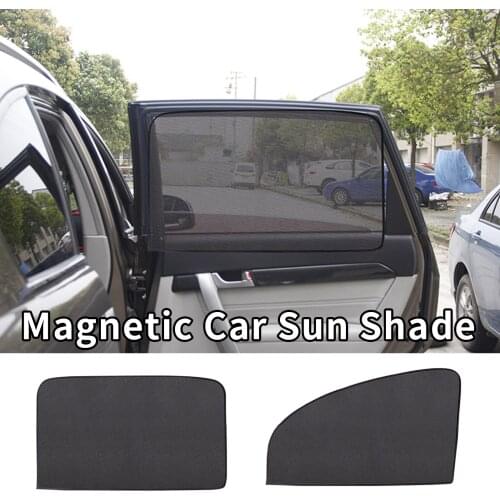 Magnetic Car Sun Shade UV Protection Car Curtain Car Window Sunshade Side Window Mesh Sun Visor Summer Protection Window Film